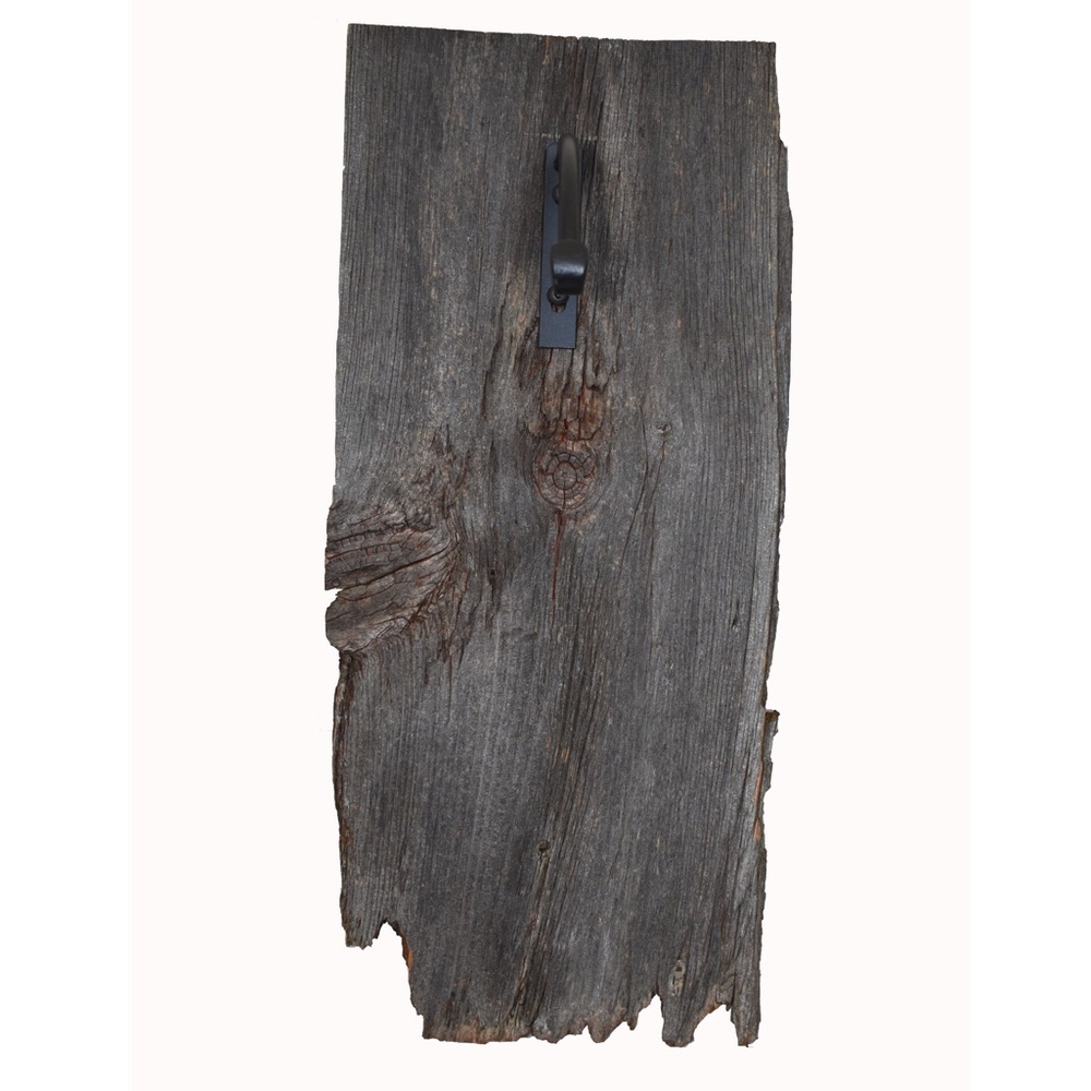 Lantern/Plant Hook on Authentic Barn Wood - Picture 4 of 4